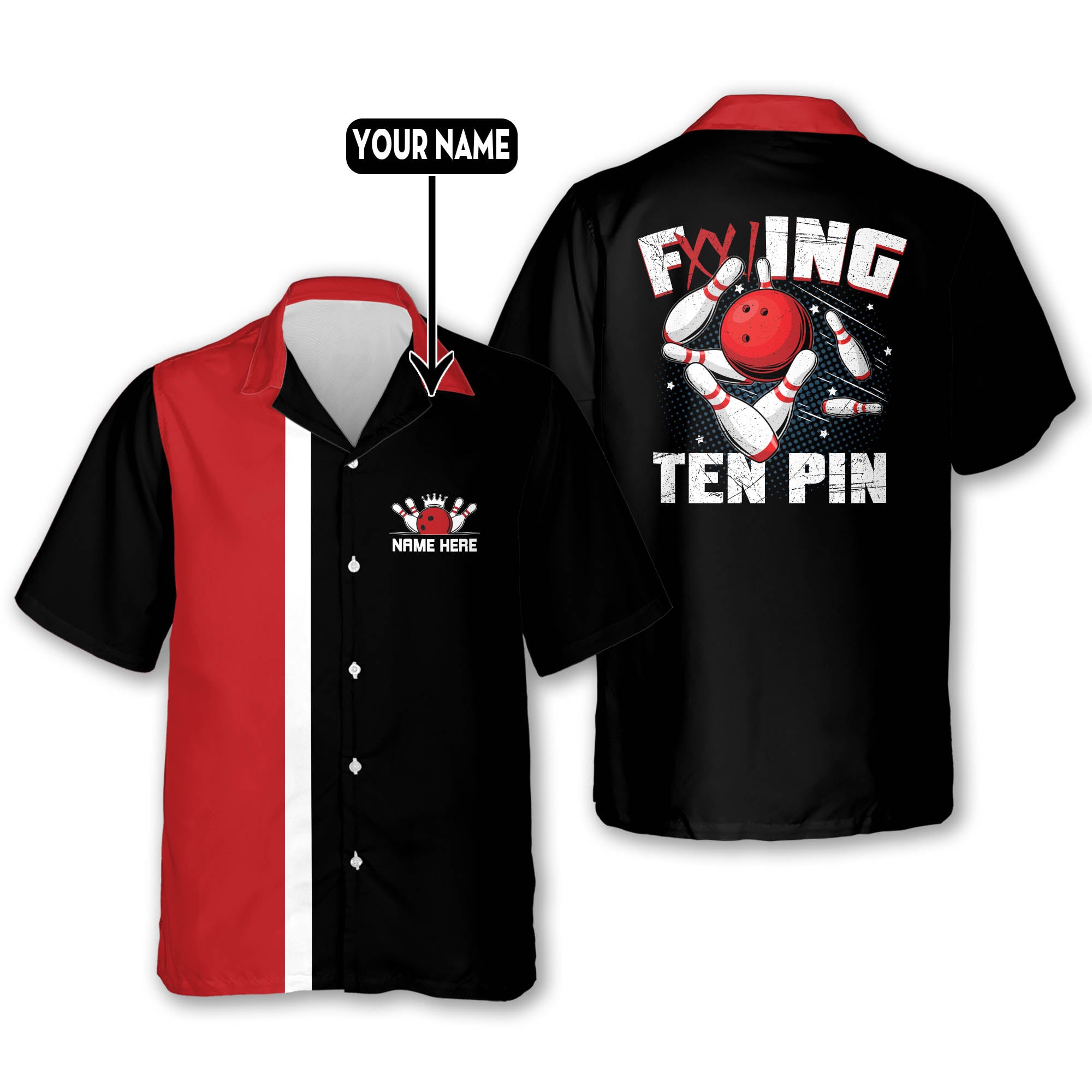 Custom Bowling Shirts Retro For Men And Women Funny Bowling Shirt
