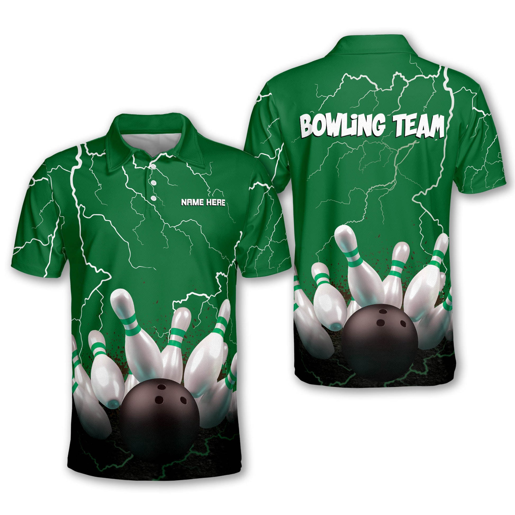 Custom Bowling Polo Shirts For Men And Women Custom Bowling Team